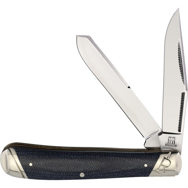 Rough Ryder Rider DENIM TRAPPER Klassisch Slipjoint T10 Kohlenstoff Jeans Micarta