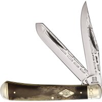 Rough Ryder Rider HEAVY FORGE TRAPPER Messer Slipjoint...