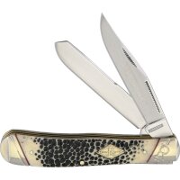 Rough Ryder Rider Trapper Buckshot Bone Messer Slipjoint...