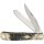 Rough Ryder Rider Trapper Buckshot Bone Messer Slipjoint 440 Stahl Knochengriff