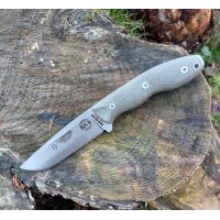 Cudeman Quercus MoVa Micarta Grün inkl. Lederscheide