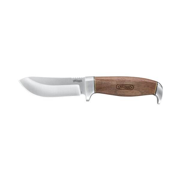 Walther Premium Skinner 440C Walnussholz Braun inkl. Lederscheide