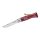 Opinel Messer No. 8 Trekking Lederriemen 12C27 Sandvik Virobloc Taschenmesser burgund