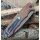 Walther Messer BWK 7 Blue Wood Knife Zweihandmesser 440C Stahl Lederetui