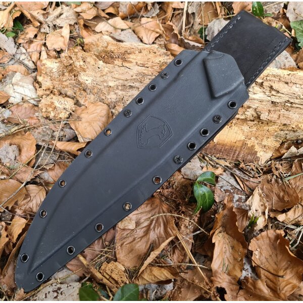 Condor Atrox Knife Messer 1075 Stahl Micarta Grau inkl. Kydexscheide