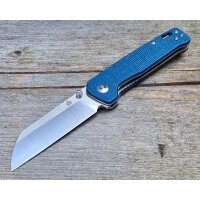 QSP Knife PENGUIN QS130H Messer D2 Stahl BLUE Micarta...