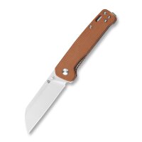 QSP Knife PENGUIN QS130-J Messer D2 Stahl BROWN Micarta...