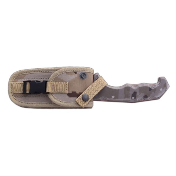 J&V Adventure Knives RAPTOR XL DESERT Messer Taschenmesser Micarta MV-58 Stahl