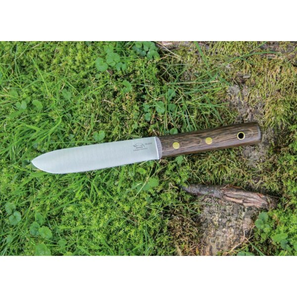 Otter Matrosen-/Bootsmesserr 4034 Holz Schwarz Matrosenmesser inkl. Lederscheide Boot Matrose Bootsmesser