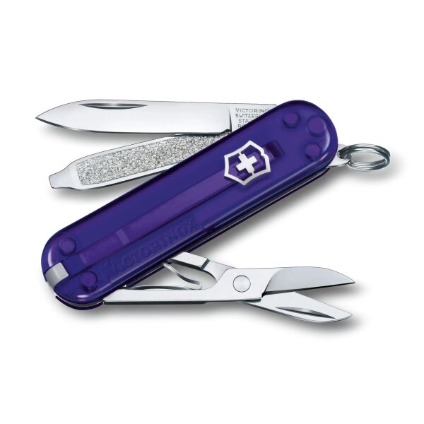 Victorinox CLASSIC SD Mini Schweizer Taschenmesser Fresh Colors Schlüsselanhänger Persian Indigo