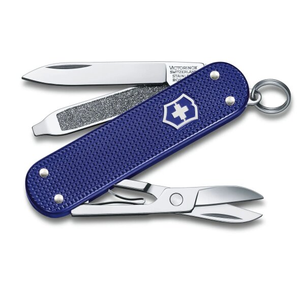 Victorinox CLASSIC ALOX Mini Schweizer Messer Fresh Colors Schlüsselanhänger Night Dive