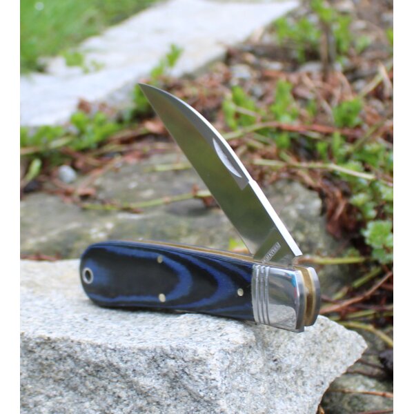 Rough Ryder Messer DENIM MICARTA Slipjoint Taschenmesser Wharncliffe Micartagriff Messer