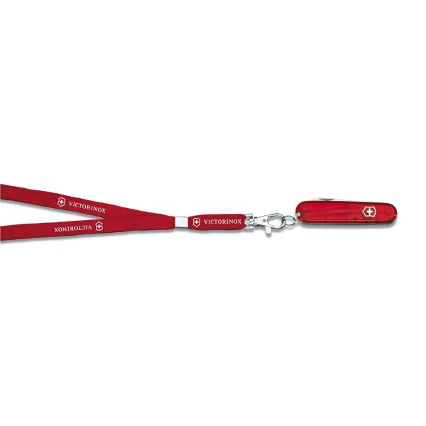 Victorinox Kindermesser My First Victorinox Rot Transparent mit Kordel