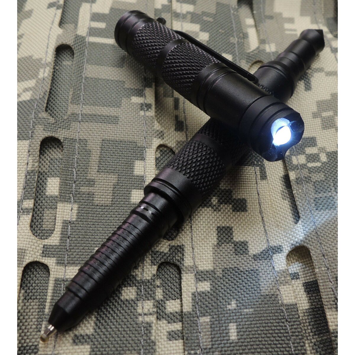 Perfecta TP3 III Tactical  Kugelschreiber Pen Kubotan Metall LED Lampe 2.1992 
