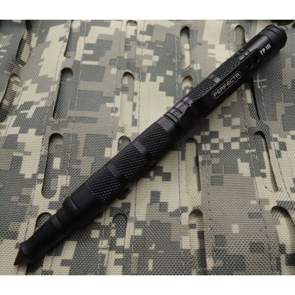 Perfecta TP3 III Tactical Pen Kugelschreiber Kubotan Metall LED Lampe 2.1992