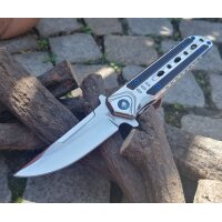 Albainox Plus SILVER TEEL Folder Taschenmesser 3Cr13...