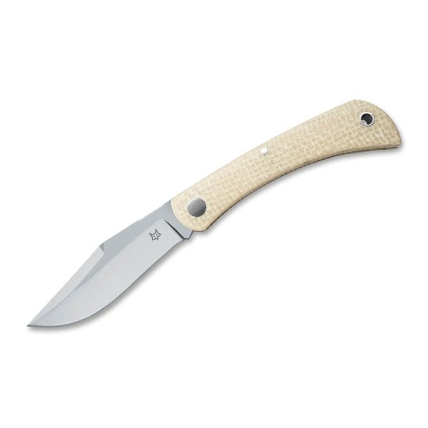 Fox Knives LIBAR MICARTA COYOTE Messer Slipjoint M390 Stahl Micartagriff
