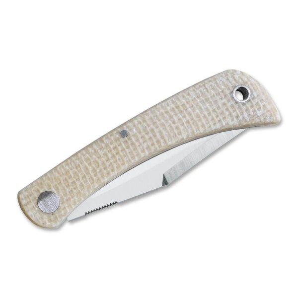 Fox Knives LIBAR MICARTA COYOTE Messer Slipjoint M390 Stahl Micartagriff
