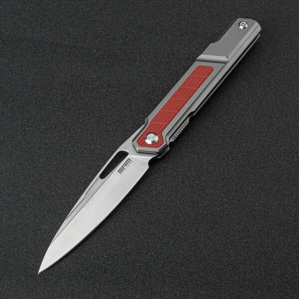 SRM Knives 1421-TL Frontflipper N690Co Stahl TC4 Titan G10