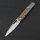 SRM Knives 1421 Frontflip Folder N690Co Stahl TC4 Titan G10