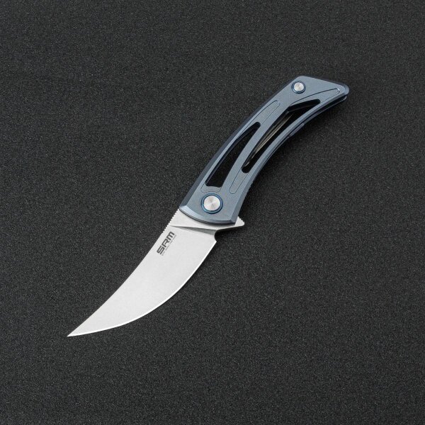 SRM Knives UNICORN 7415-TE Folder 154CM TC4 Titan Framelock