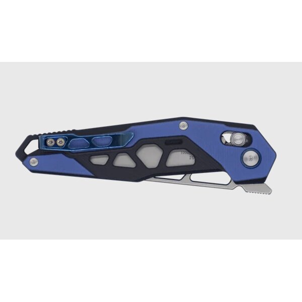 SRM Knives 9225-GI D2 G10 Ambi Lock BLAU