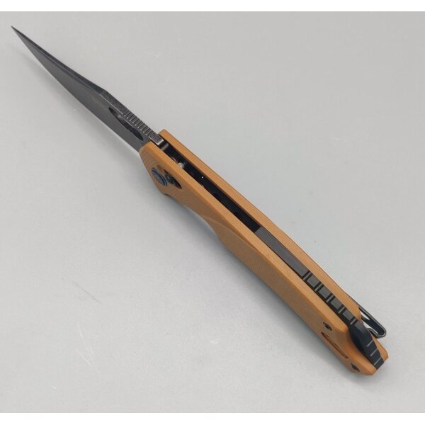 SRM Knives 9201-GW Retreiver D2 Folder BRAUN