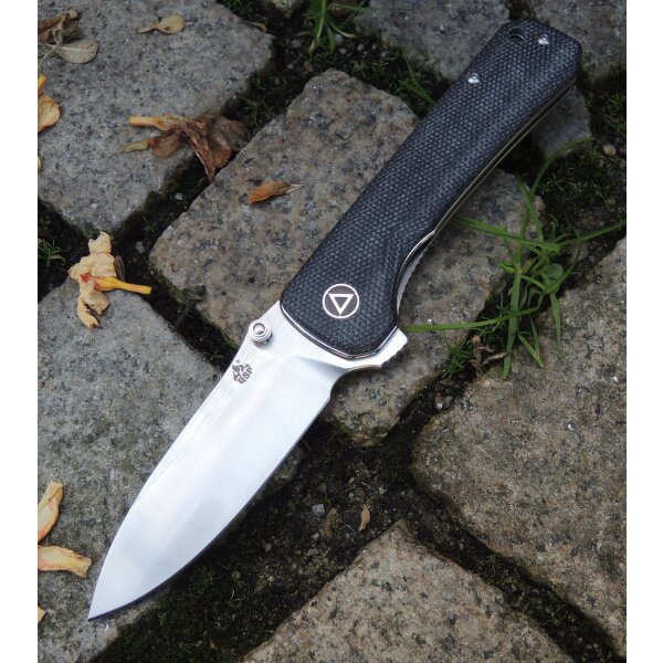 QSP Knife HAWK QS131-J Messer Taschenmesser 14C28N Stahl Micarta Griff Folder