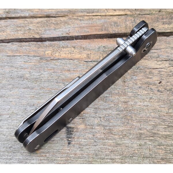 QSP Knife PENGUIN QS130-N Messer 154 CM Stahl Titangriff Kugellager