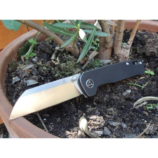 QSP Knife PENGUIN QS130-M Messer 154 CM Stahl Titangriff Kugellager