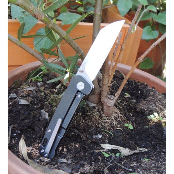 QSP Knife PENGUIN QS130-M Messer 154 CM Stahl Titangriff Kugellager