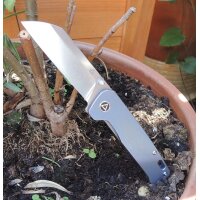 QSP Knife PENGUIN QS130-R Messer 154 CM Stahl Titangriff...