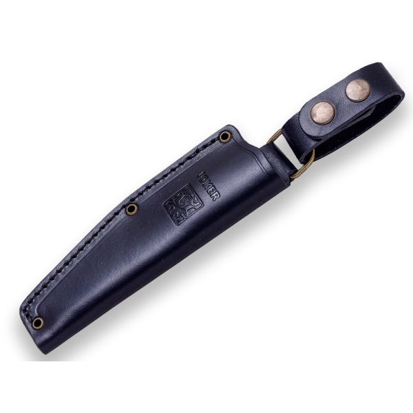 Joker Bushcrafter N695 Micarta Schwarz inkl. Paracord Lederscheide