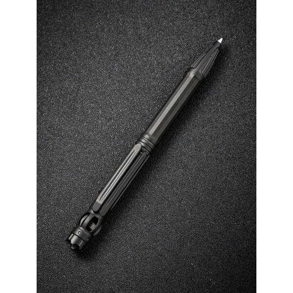 WE Knife Tactical Pen BACULUS TP-07B Black Kugelschreiber aus  6AL4V Titan mit Glasbrecher