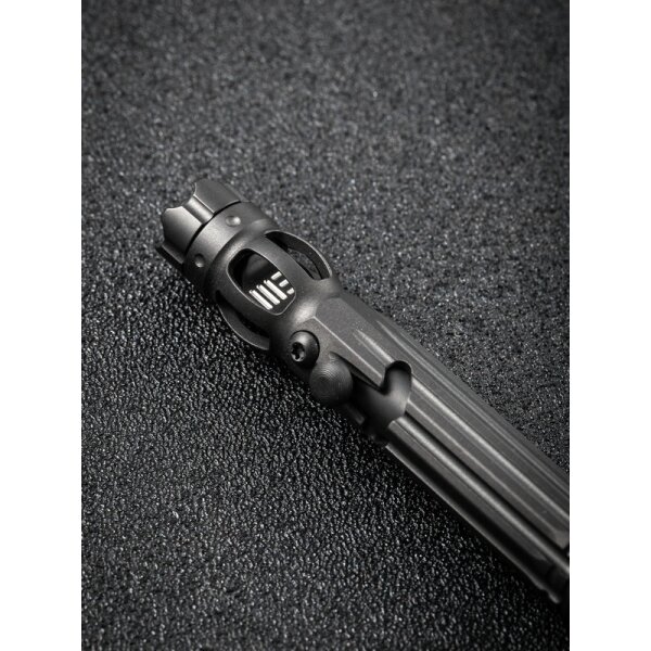 WE Knife Tactical Pen BACULUS TP-07B Black Kugelschreiber aus  6AL4V Titan mit Glasbrecher