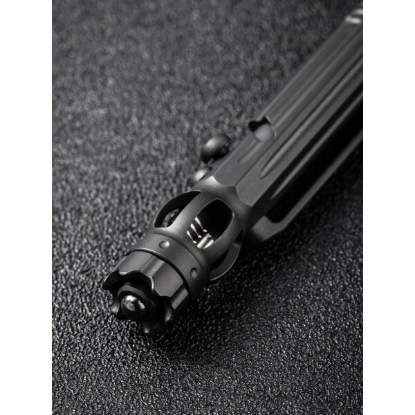WE Knife Tactical Pen BACULUS TP-07B Black Kugelschreiber aus  6AL4V Titan mit Glasbrecher