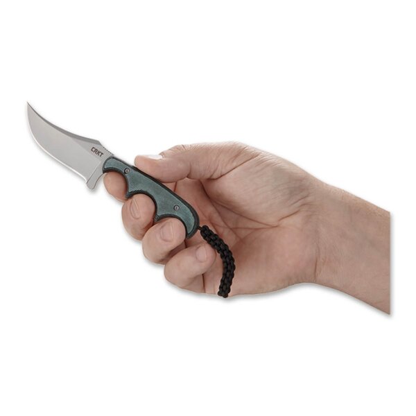CRKT Minimalist Persian Neck Knife Micarta Messer small fixed Kydex Kydexscheide 02CR2379