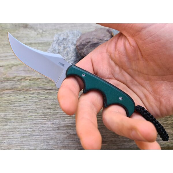 CRKT Minimalist Persian Neck Knife Micarta Messer small fixed Kydex Kydexscheide 02CR2379