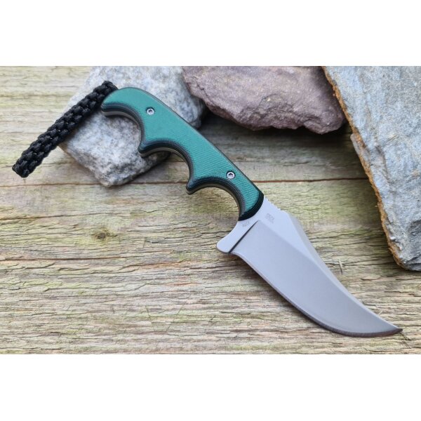 CRKT Minimalist Persian Neck Knife Micarta Messer small fixed Kydex Kydexscheide 02CR2379