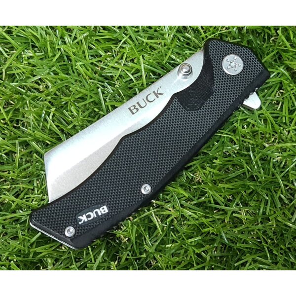 Buck Messer TRUNK BLACK Taschenmesser Klapper 7Cr Stahl G10