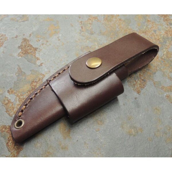 Brisa Necker 70 Sc EDC Messer 12C27 Stahl Mustard Micarta mit Multicarryscheide