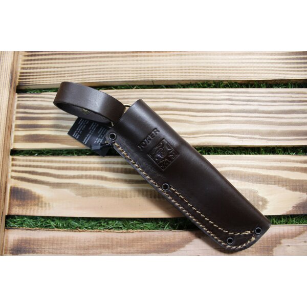 Joker Campero BS-9 14C28N Walnussholz Braun inkl. Dangler Lederscheide
