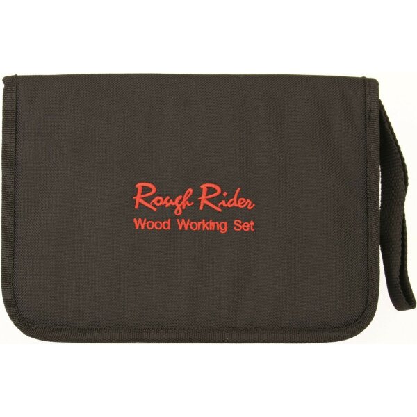 Rough Ryder Rider Schnitzmesser Set mit Nylonetui Kerbschnitzmesser 12 Stück