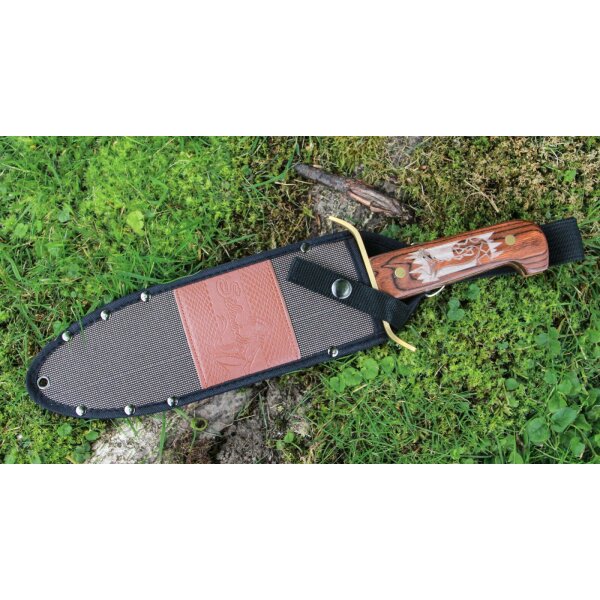 Rough Ryder Sidewinder Bowie Outdoor Messer Fahrtenmesser Snakeskin