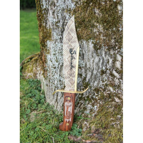 Rough Ryder Sidewinder Bowie Outdoor Messer Fahrtenmesser Snakeskin