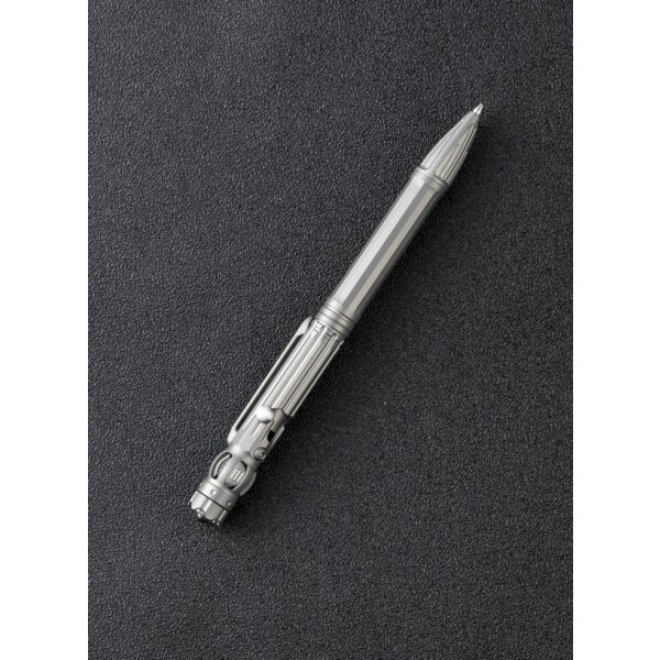 WE Knife Tactical Pen BACULUS TP-07A Grey Kugelschreiber aus  6AL4V Titan mit Glasbrecher