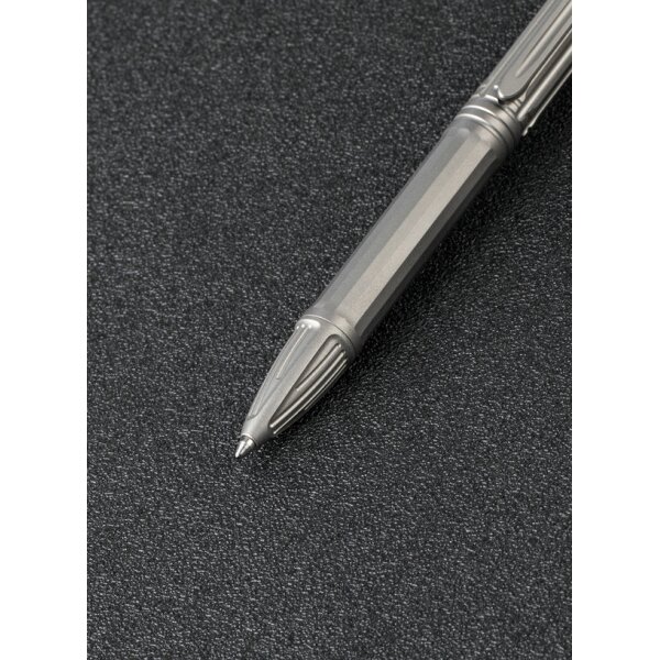 WE Knife Tactical Pen BACULUS TP-07A Grey Kugelschreiber aus  6AL4V Titan mit Glasbrecher