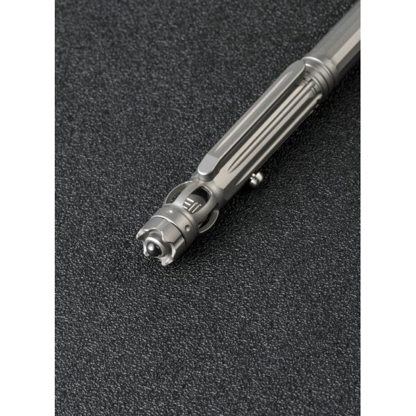 WE Knife Tactical Pen BACULUS TP-07A Grey Kugelschreiber aus  6AL4V Titan mit Glasbrecher