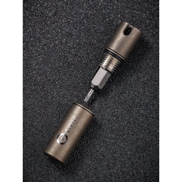 Civivi Tool KEY BIT C20048-2 Torx T6 + T8 Schraubendreher Titankörper Bronze