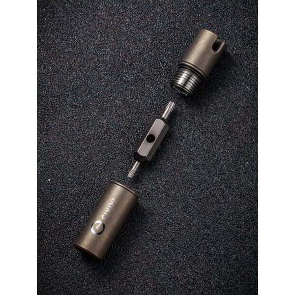Civivi Tool KEY BIT C20048-2 Torx T6 + T8 Schraubendreher Titankörper Bronze